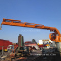 OUOO Personnalisé 6 tonnes 22m Pliant Boom Crane Marine Saves Space